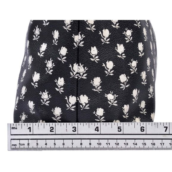 Coach Crosby Large Carryall Tote in Floral Printed Crossgrain Leather - Picture 14 of 15